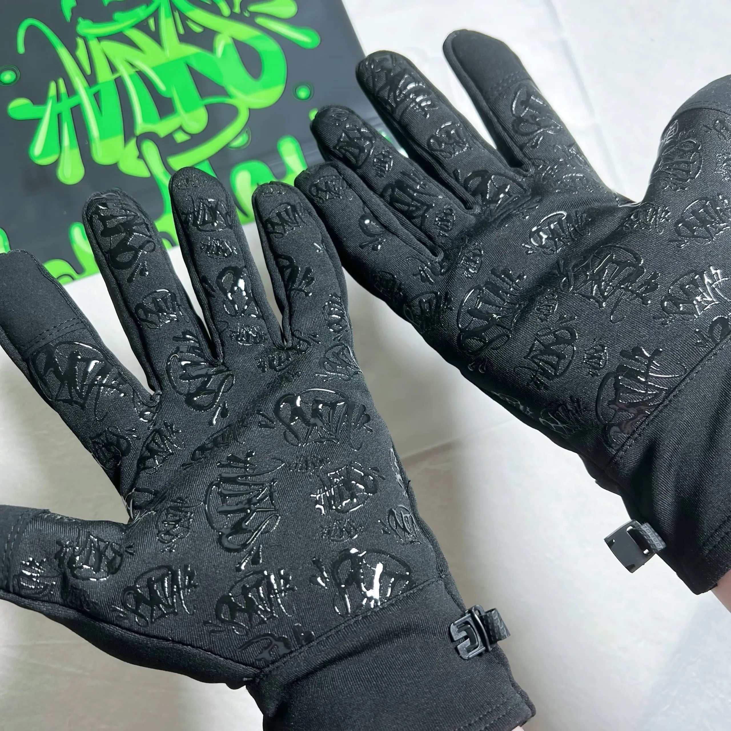 SYNAWORLD SYN NO TRACE GLOVES 黑色3M手套 9