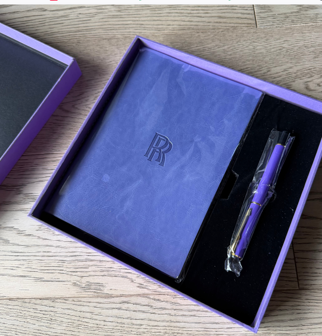 Rolls Royce (Purple Box) Notebook
