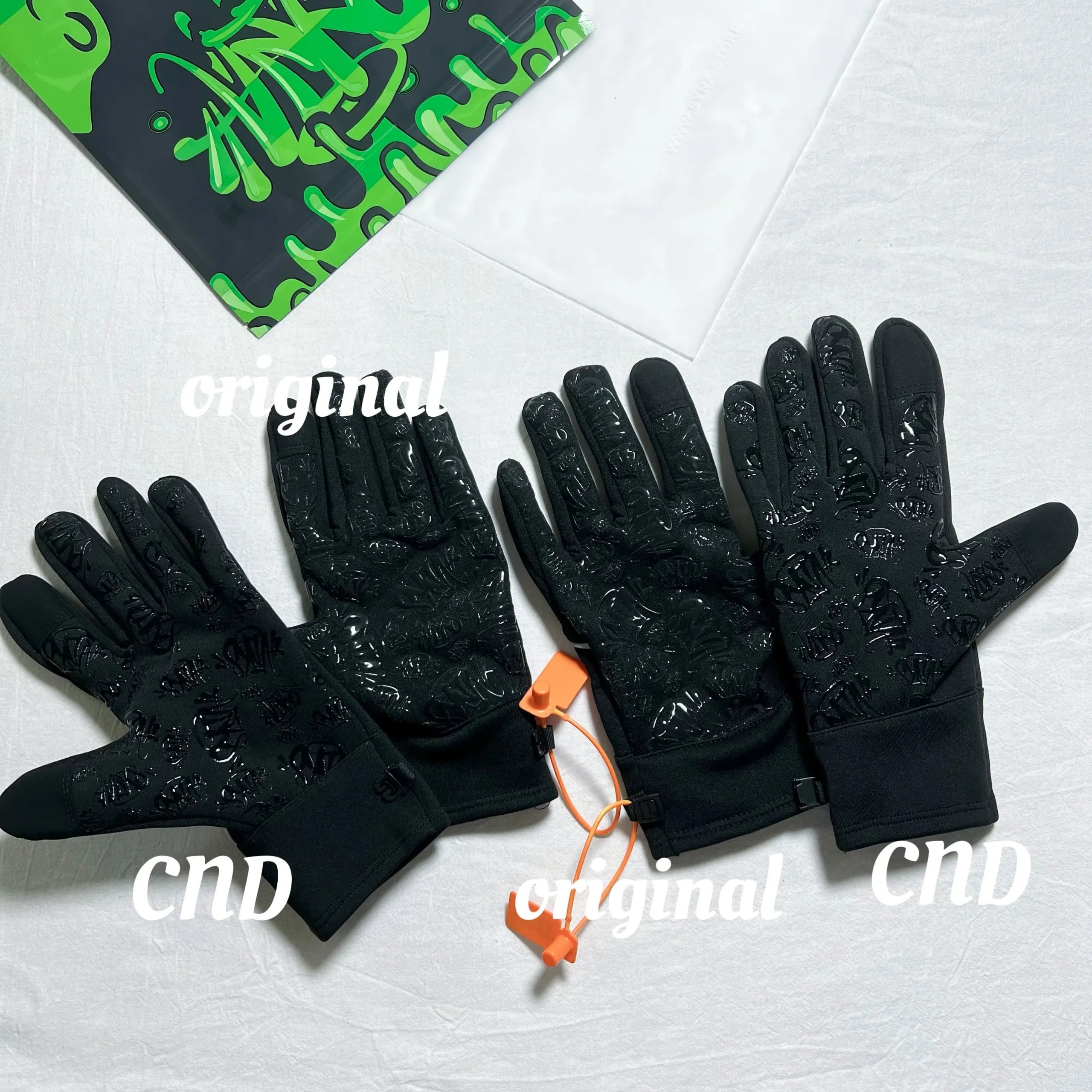 SYNAWORLD SYN NO TRACE GLOVES 黑色3M手套 6
