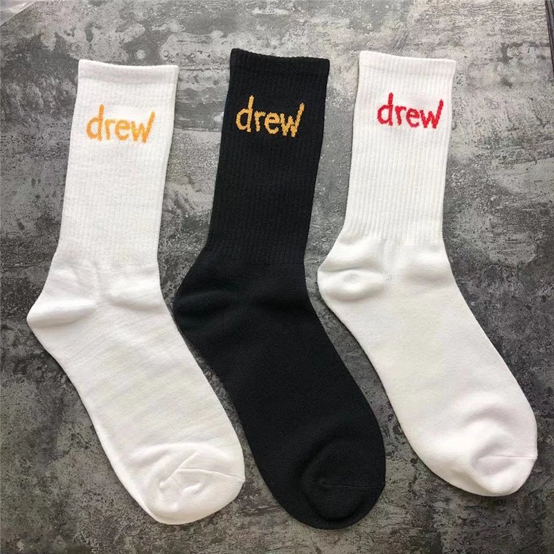 DREW HOUSE 滑板字母袜比伯