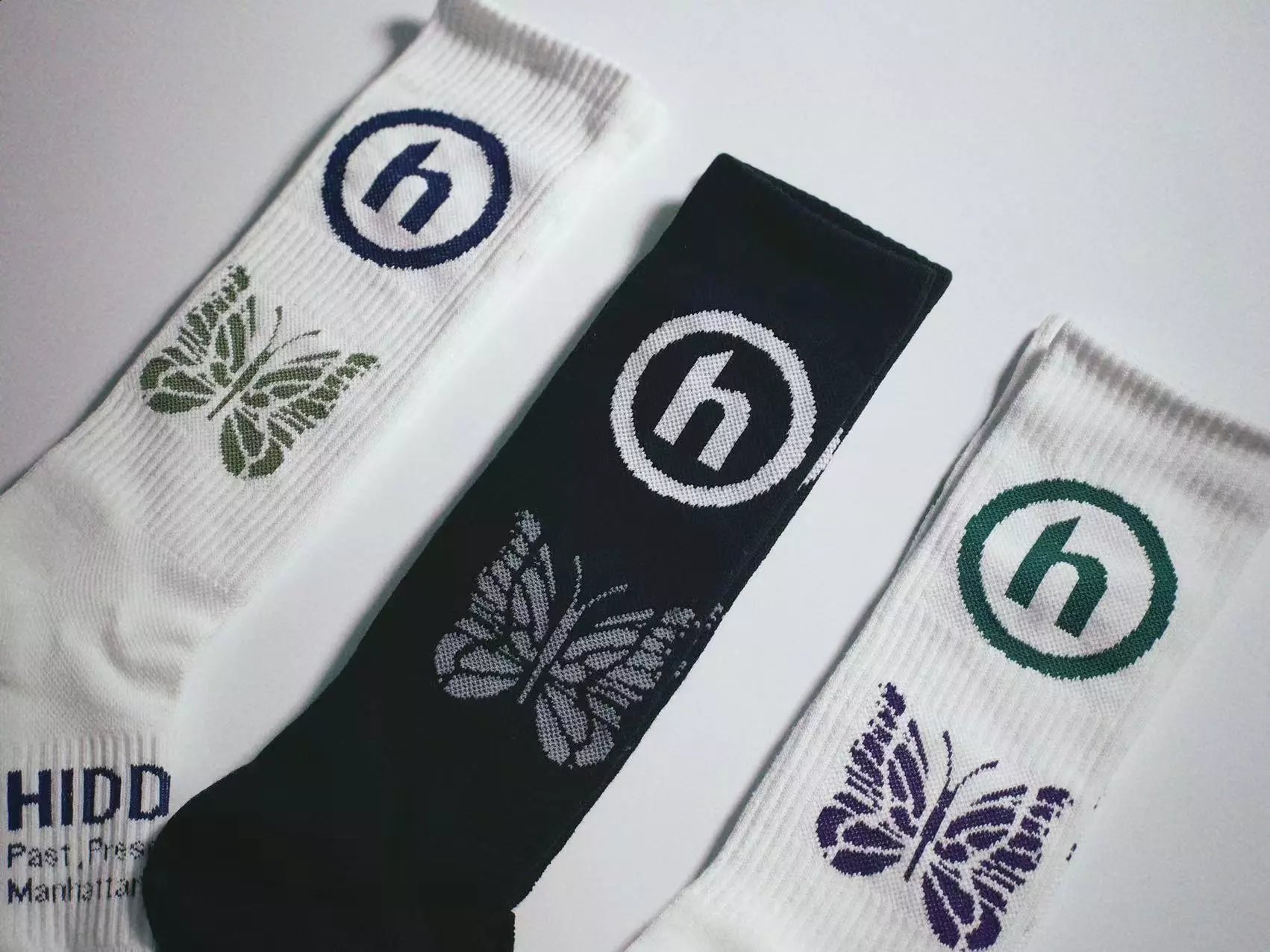 HIDD Butterfly Logo Socks [3 s