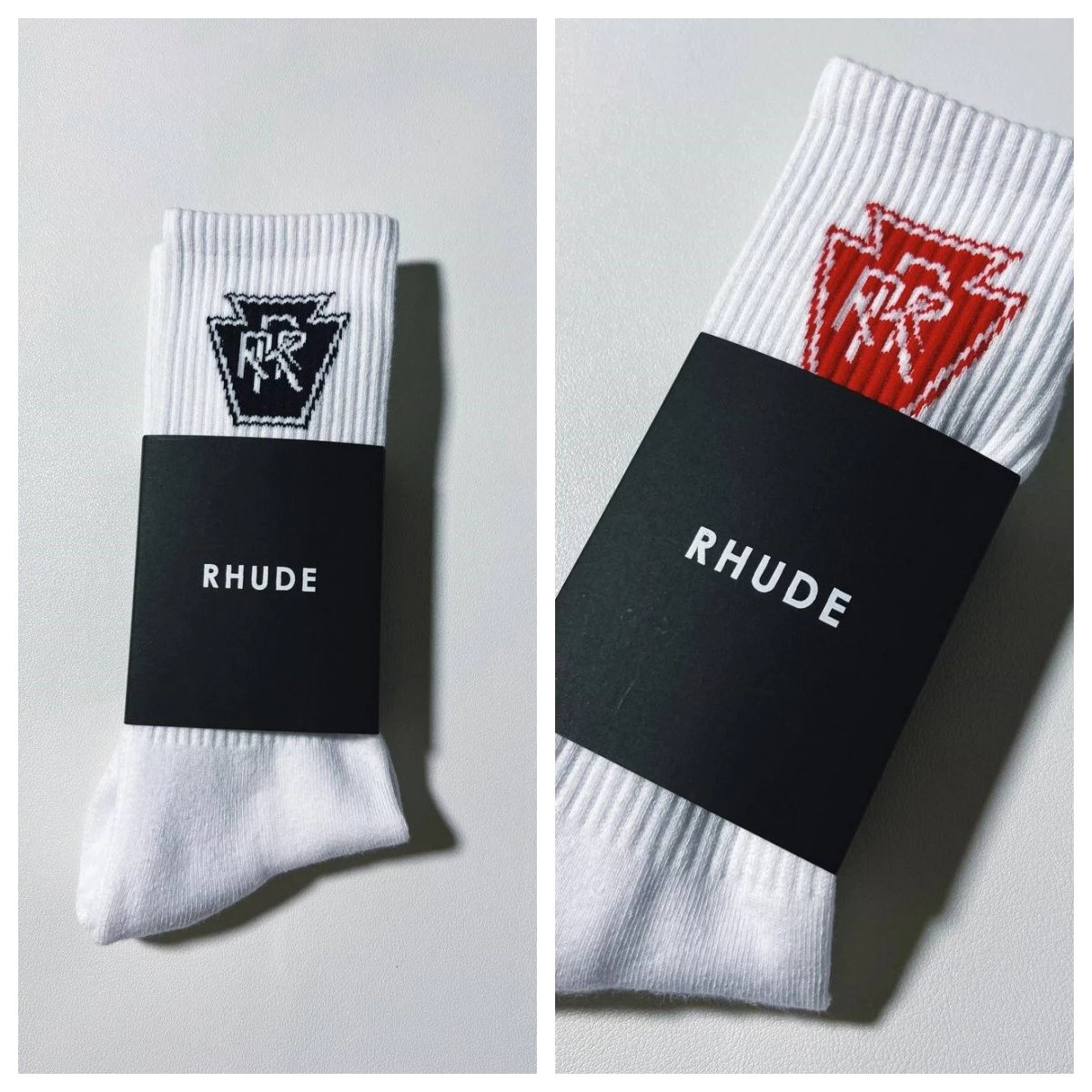 RHUDE Logo Socks
