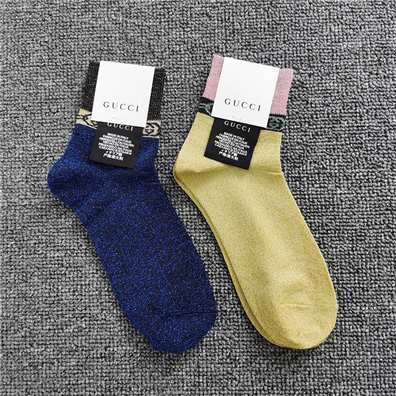 Gucci Web Stripe Socks Multicolor - 2