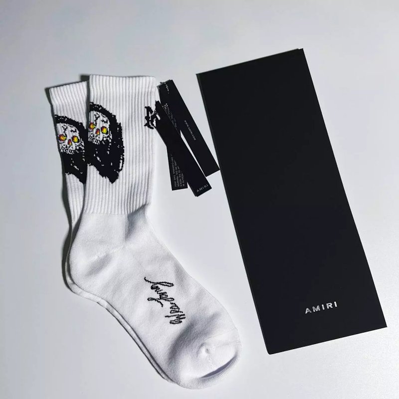 AMIRI 2023 SOCKS 1:1 （黄眼睛amiri）