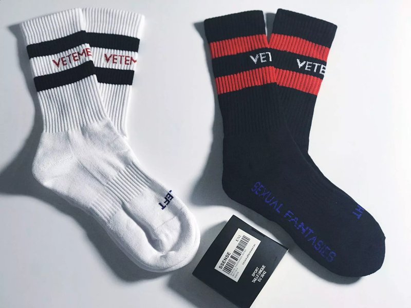 1:1 Vetements socks袜子 维特蒙袜子 潮牌袜子