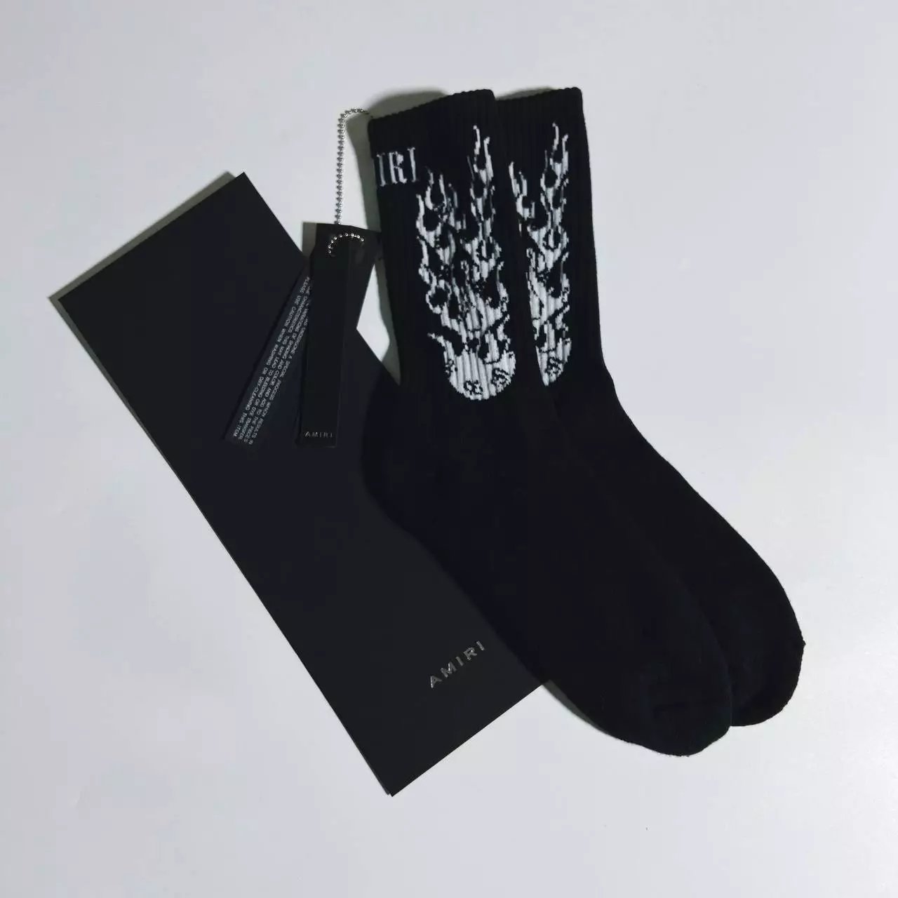 AMIRI Flame Skull Crew Socks