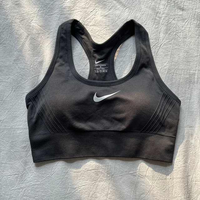 Nike Underwear Racerback sports bra with ribbed underband product detail image 2