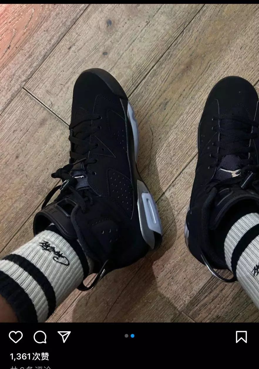 Cactus Jack Crew Socks Black / White - 9