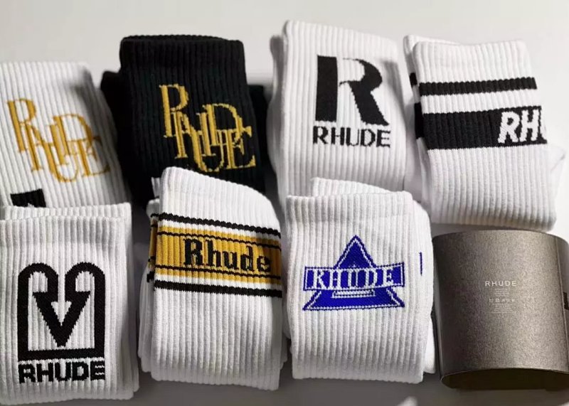 Rhude 2023SS new socks 1:1 towle socks