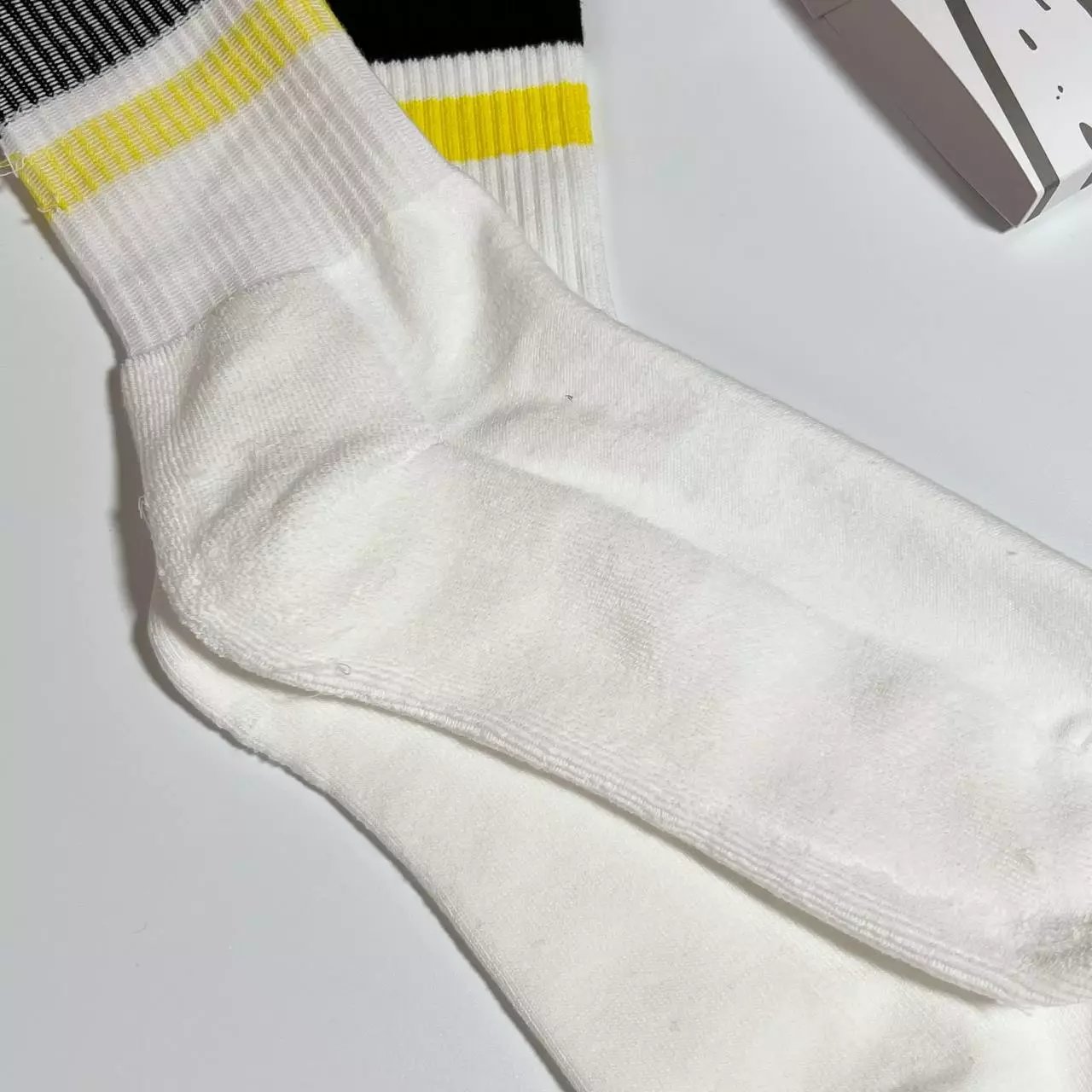 Cactus Jack Crew Socks Black / White - 4