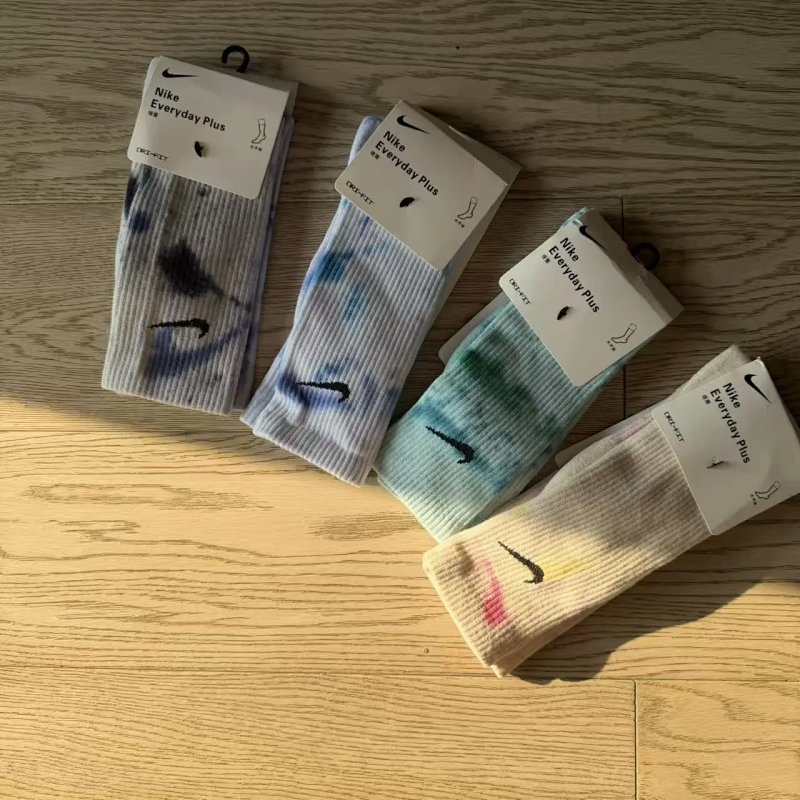 新款扎染 towel socks