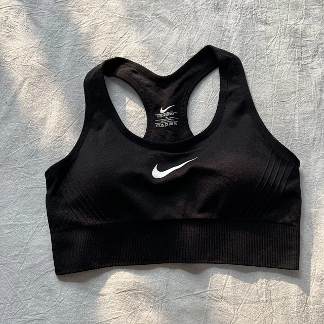 Nike Underwear Racerback sports bra with ribbed underband product detail image 6