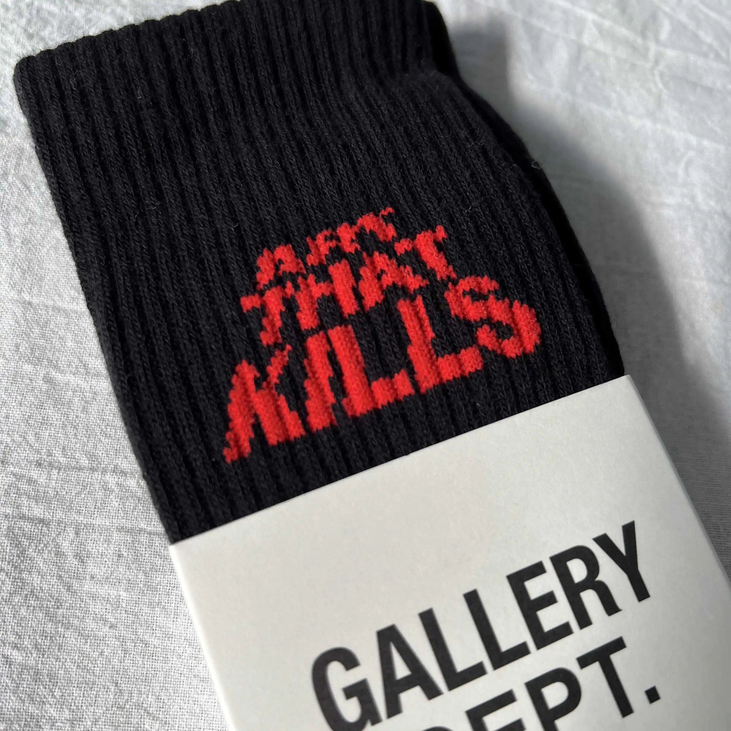 Gallery Dept. Art That Kills Crew Sock Long White - 4