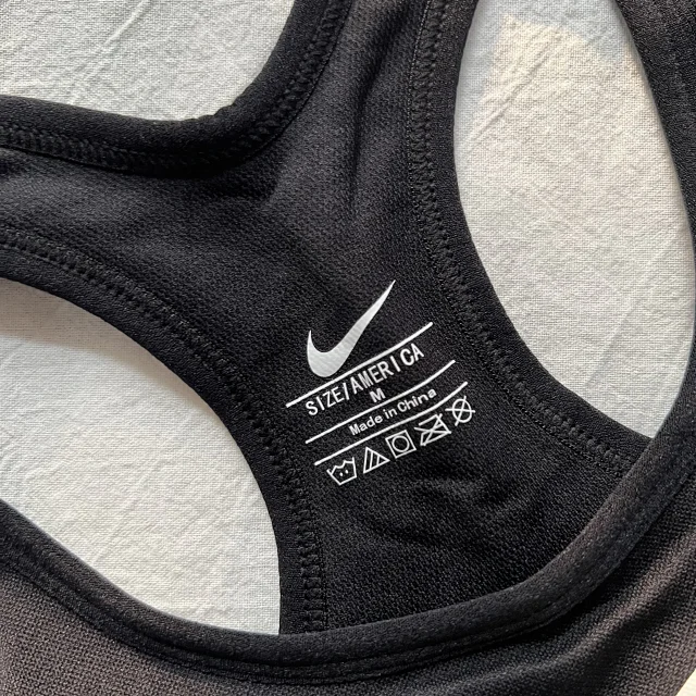Nike Underwear Racerback sports bra with ribbed underband product detail image 7