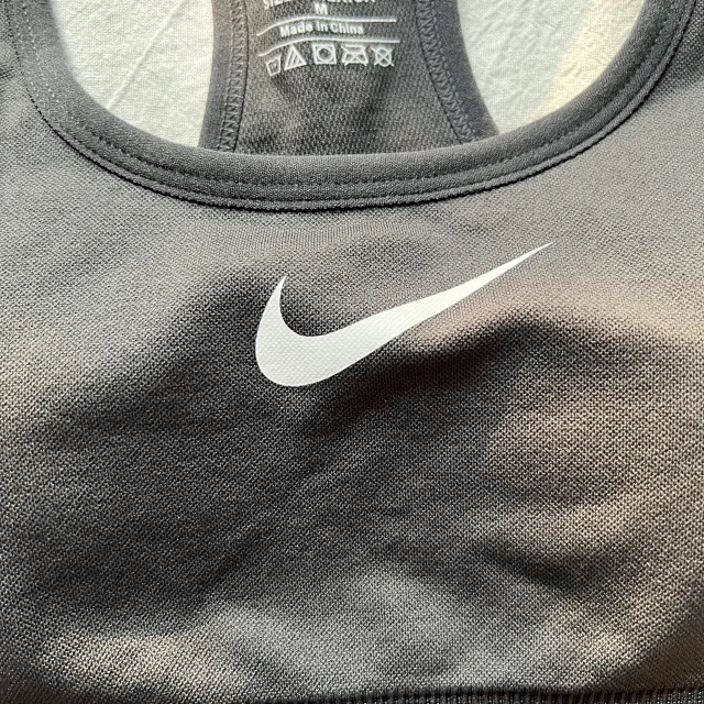 Nike Underwear Racerback sports bra with ribbed underband product detail image 3