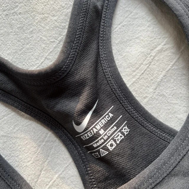 Nike Underwear Racerback sports bra with ribbed underband product detail image 4