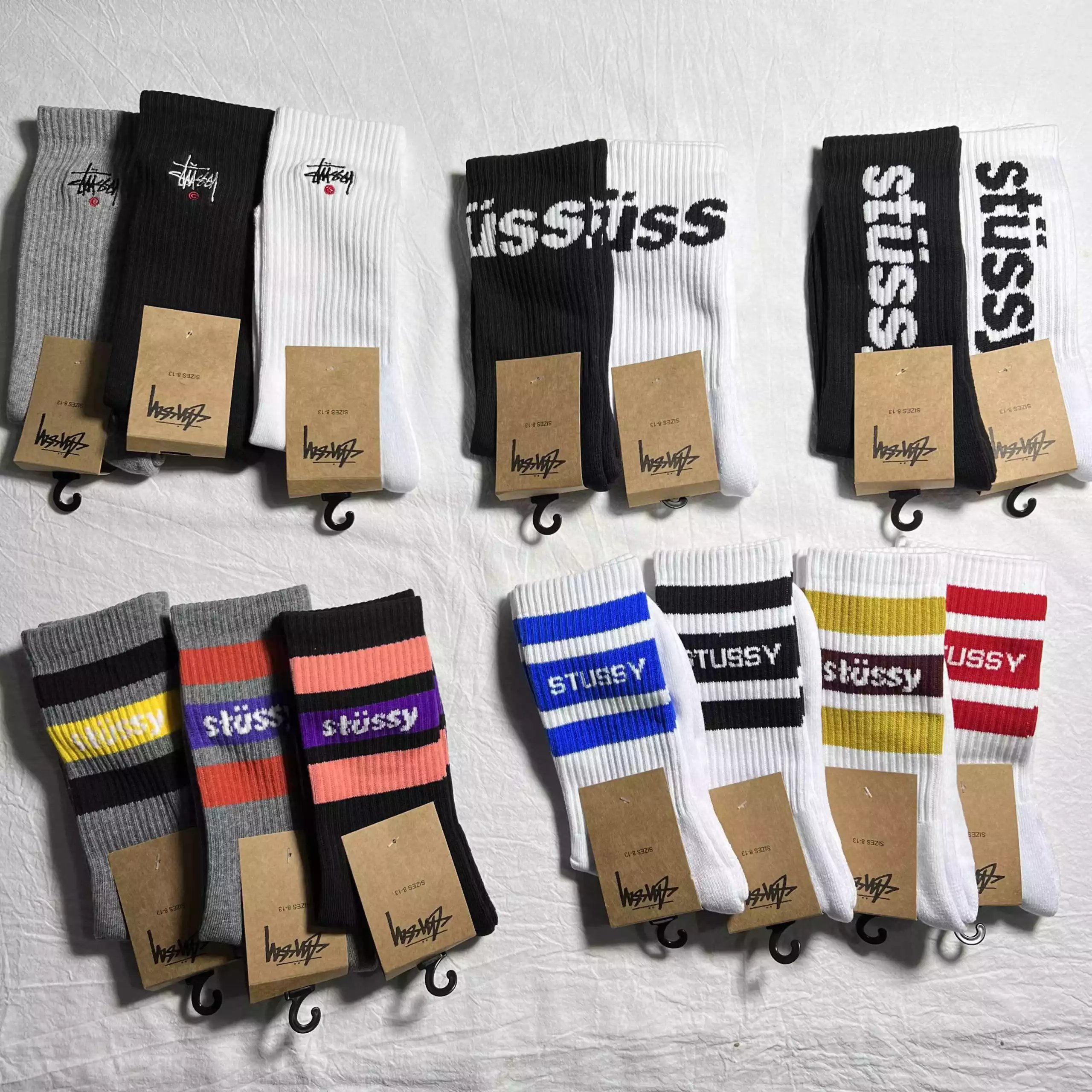 Item Thumbnail for Stussy socks towel 毛巾底袜子 many new socks