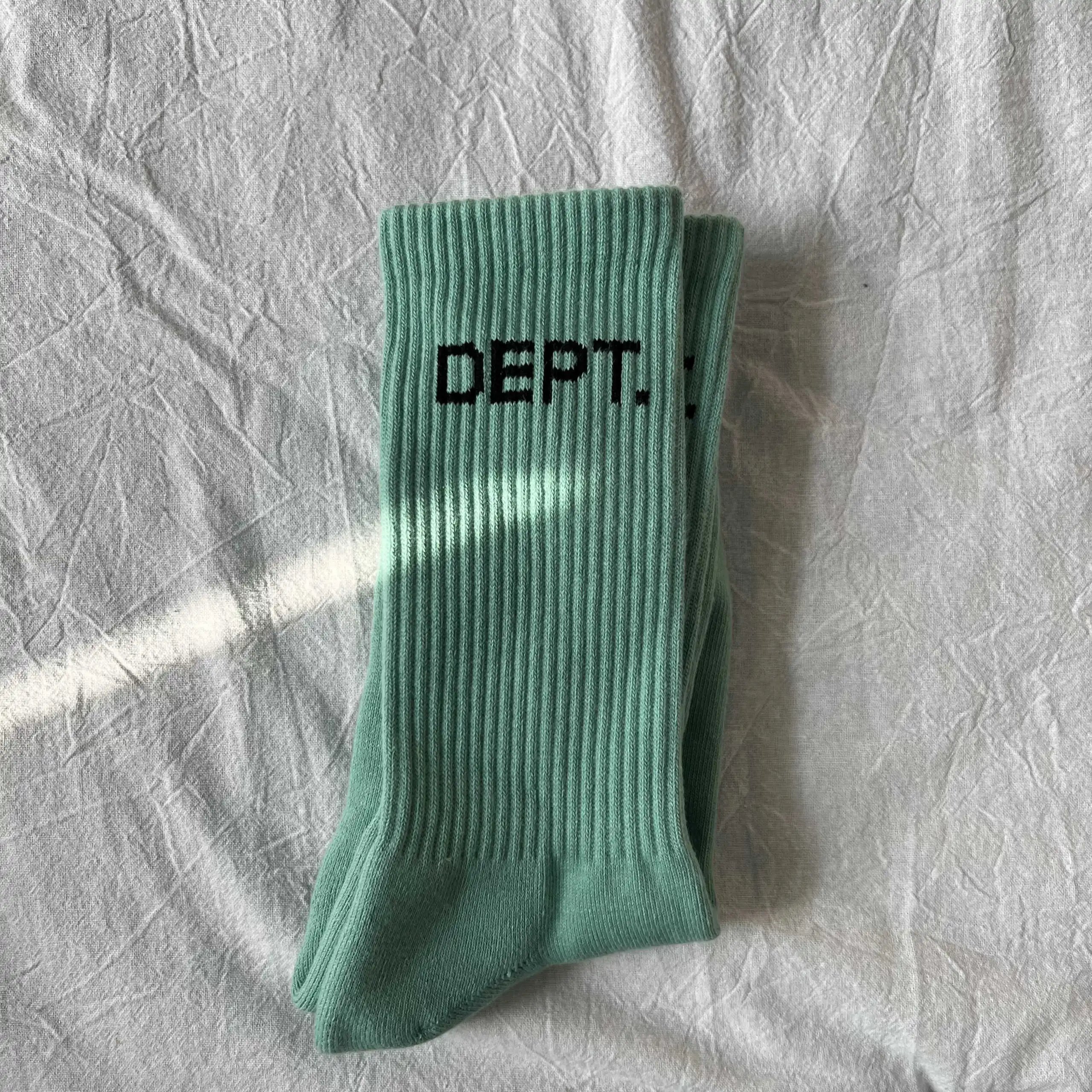 Gallery Dept Crew Sock Long Black and White Socks - 12