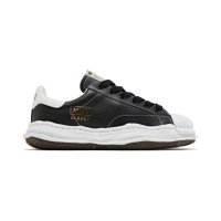 Blakey Leather Black White