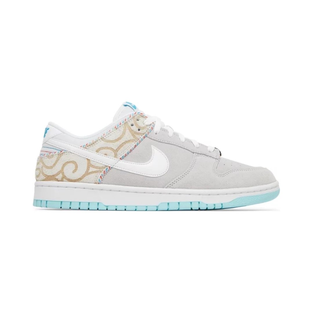 Nike Sneakers Dunk Low — Barber Shop - Grey