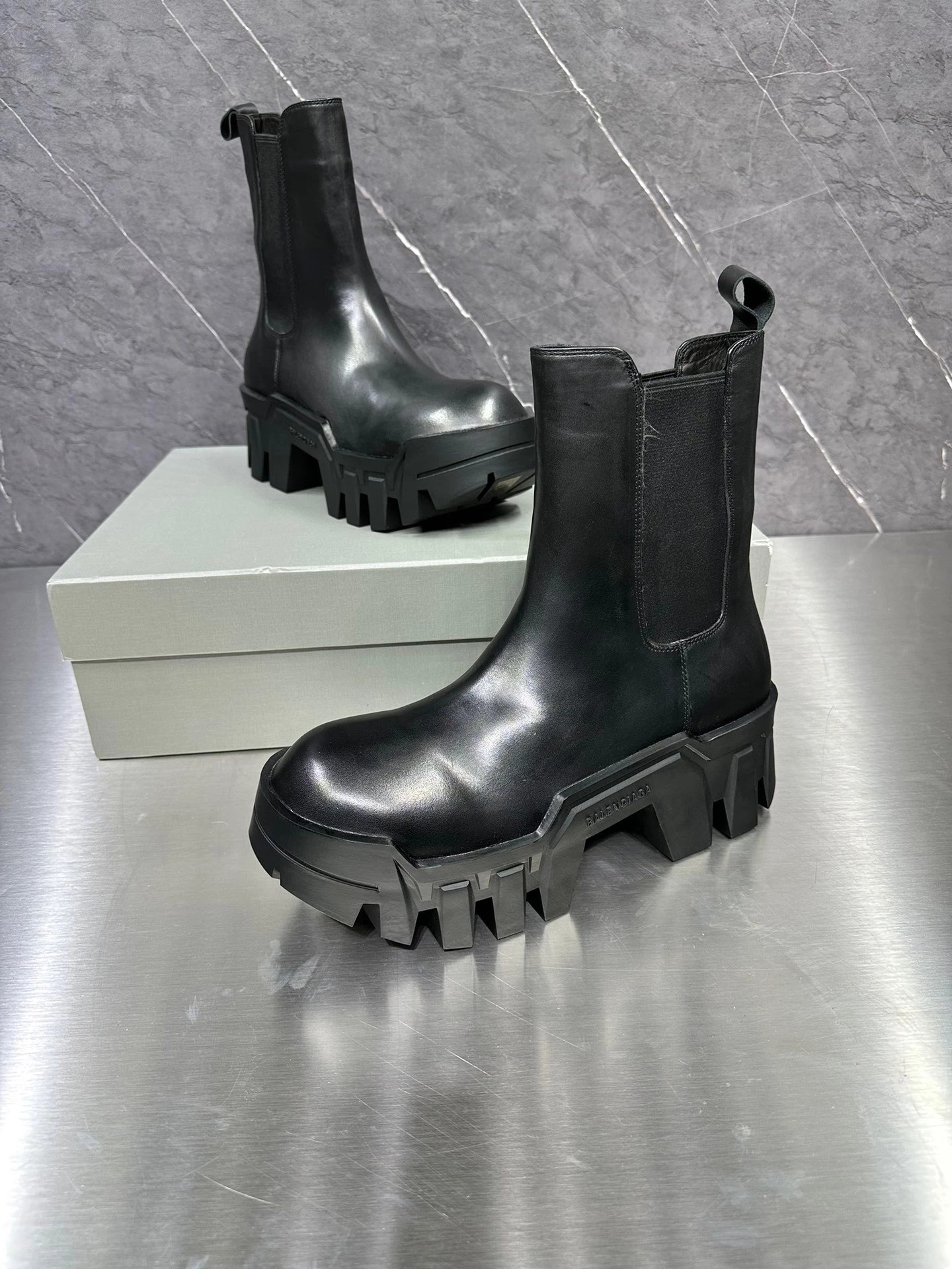 Balenciaga Leather Shoes Bulldozer Derby image 5