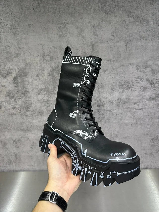 Balenciaga Leather Shoes Bulldozer Derby product detail image 11