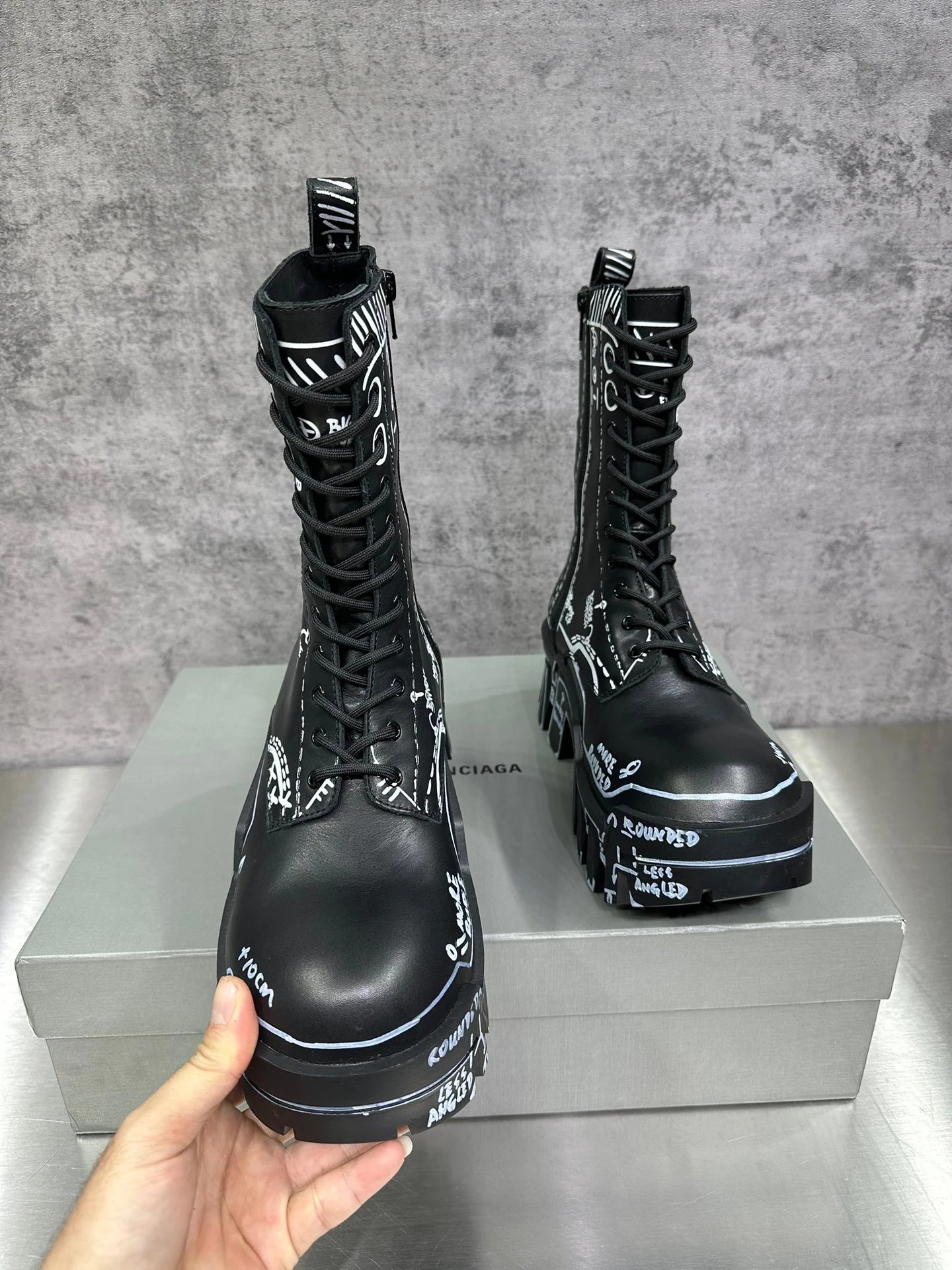 Balenciaga Leather Shoes Bulldozer Derby image 11