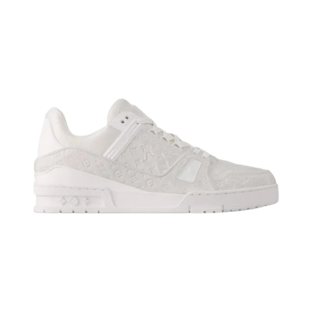 White LV Print