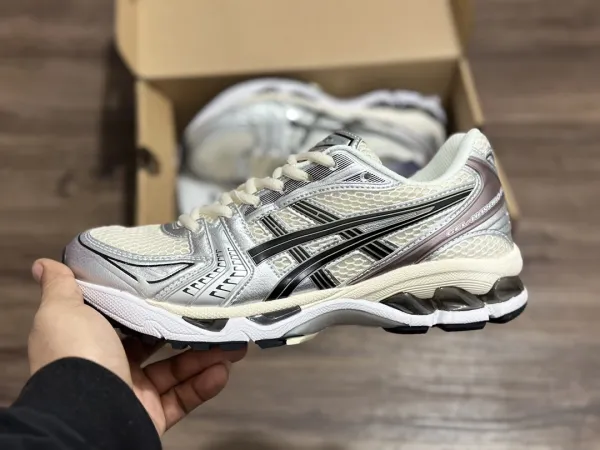Asics Gel-Kayano 14 Pink Silver Running Shoes - 29