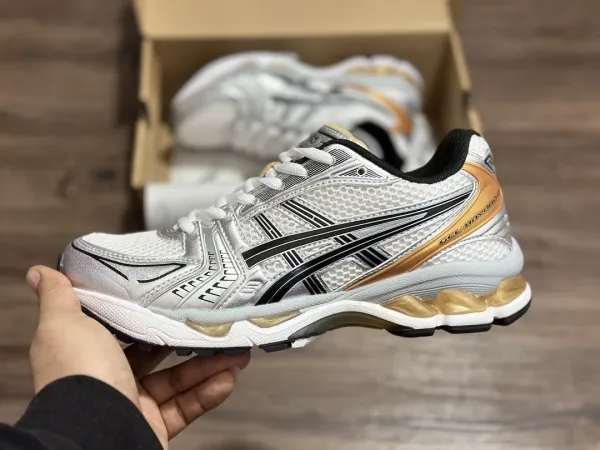 Asics Gel-Kayano 14 Pink Silver Running Shoes - 37