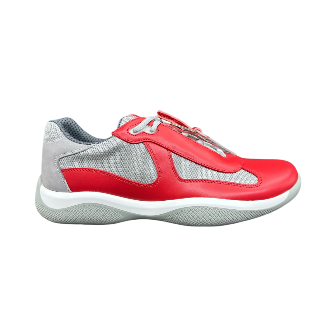 Prada Sneakers America's Cup — Red Grey
