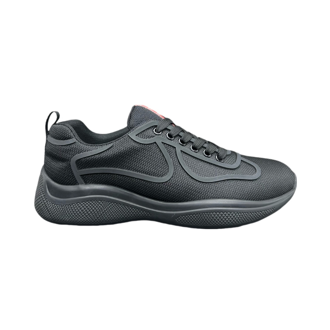 Prada Sneakers America's Cup — All Black
