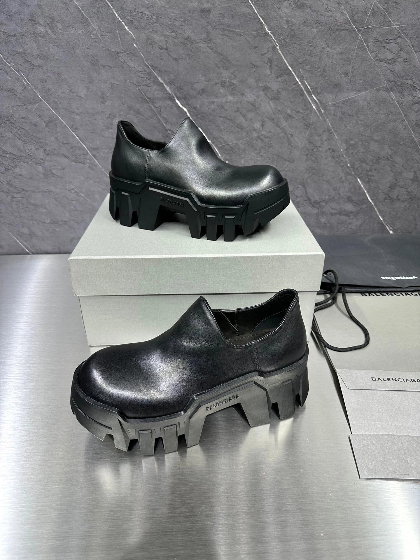 Balenciaga Leather Shoes Bulldozer Derby image 2