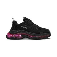 Clear Sole - Black Pink Neon