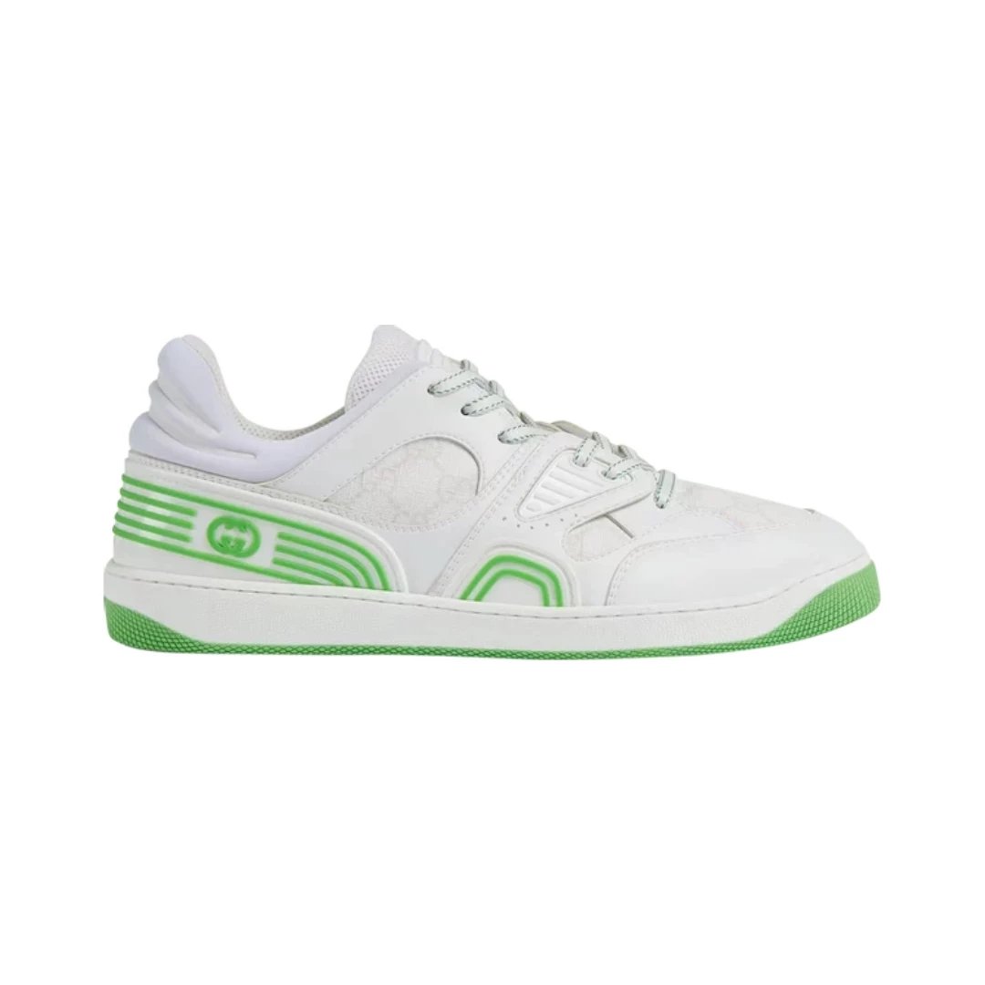 Gucci Sneakers Basket low-top — White Demetra Green