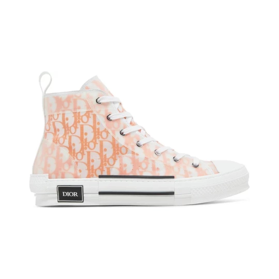 Dior Sneakers B23 High-Top — Dior Oblique - Orange