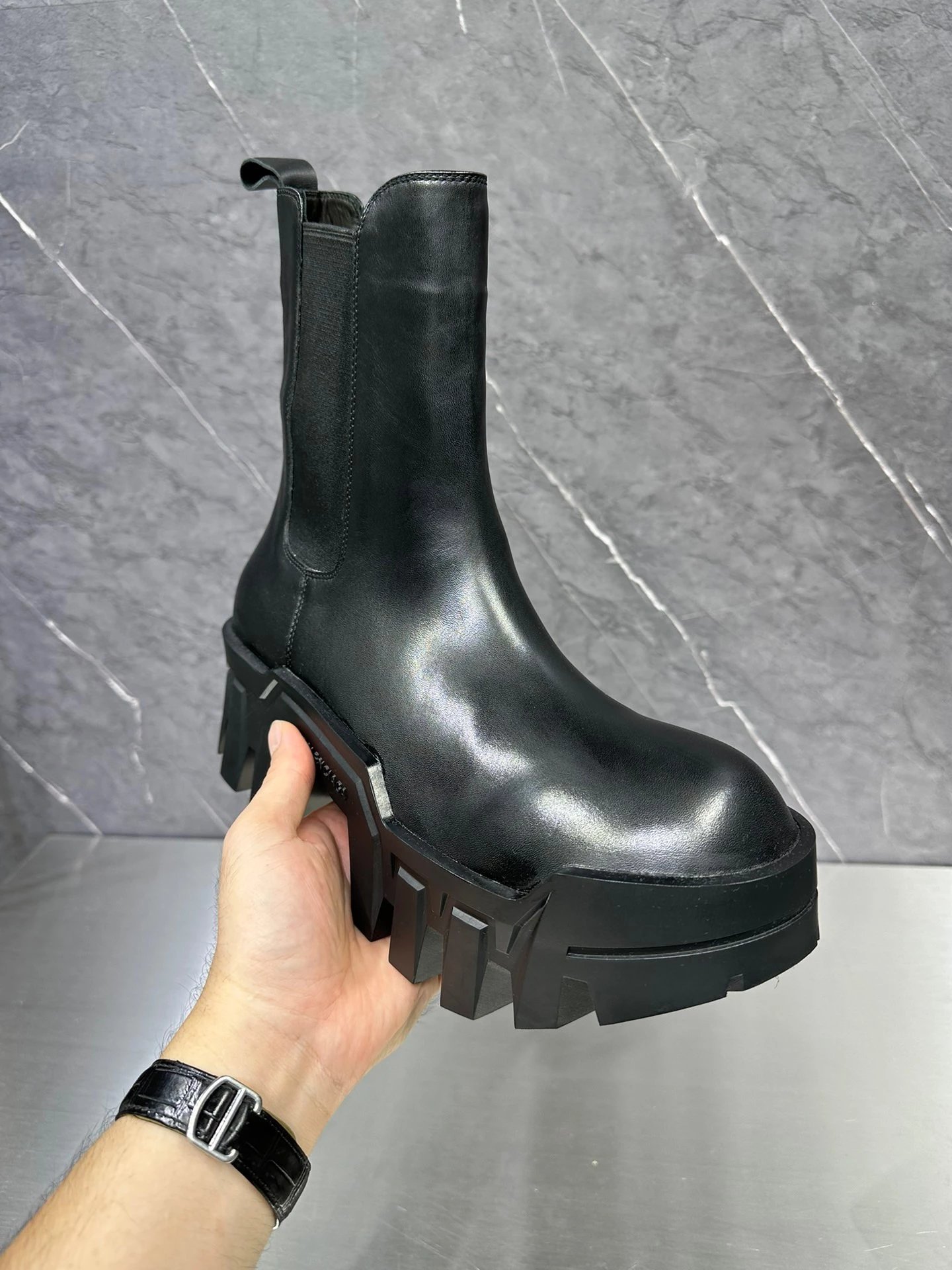 Balenciaga Leather Shoes Bulldozer Derby image 6