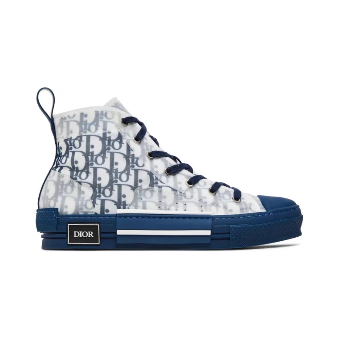 Dior Sneakers B23 High-Top — Blue White