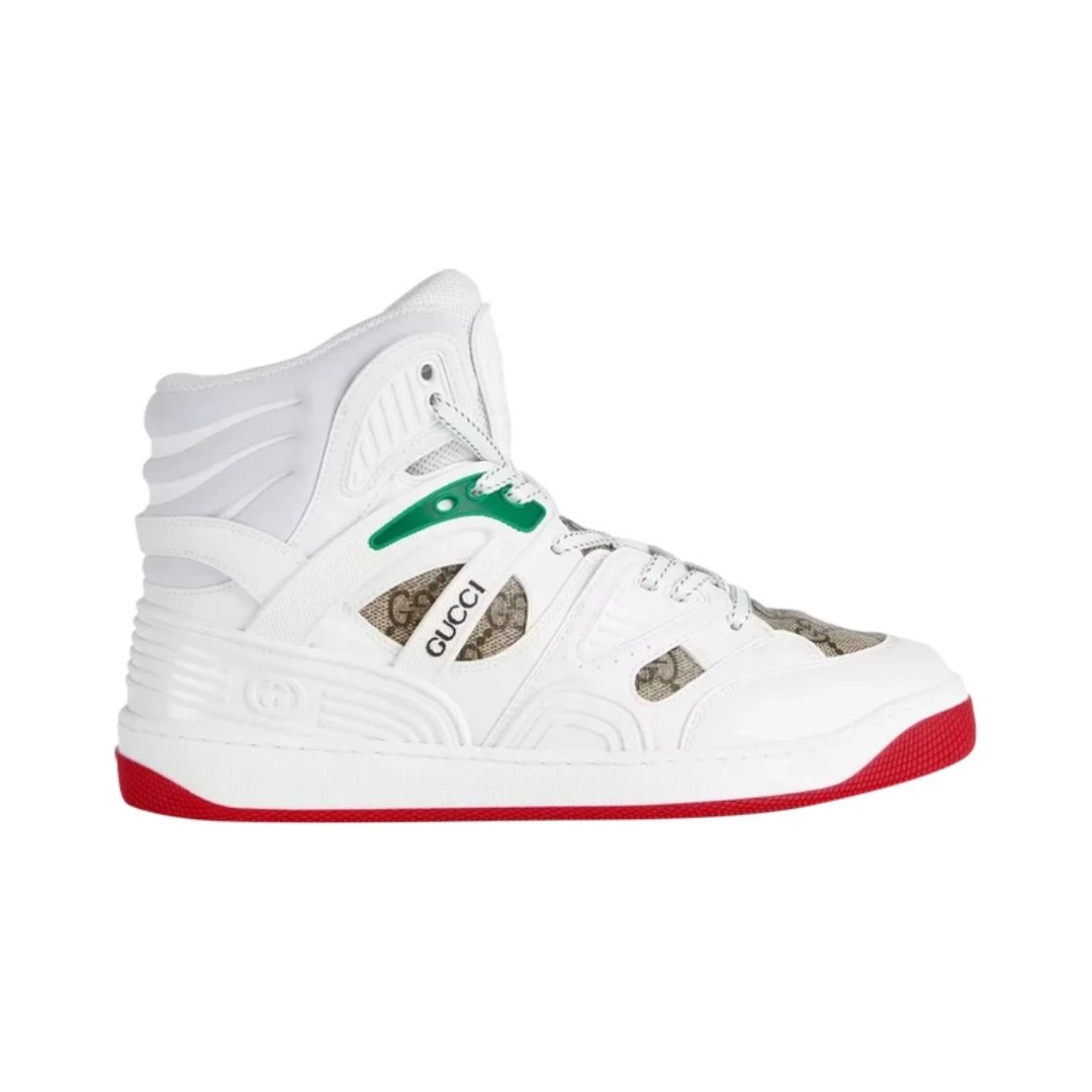 Gucci Sneakers Basket low-top — High White Demetra Red