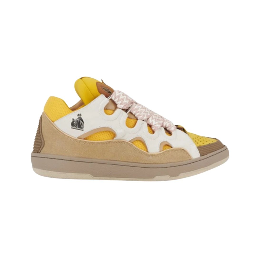 Lanvin Sneakers Curb — Brownish-Yellow
