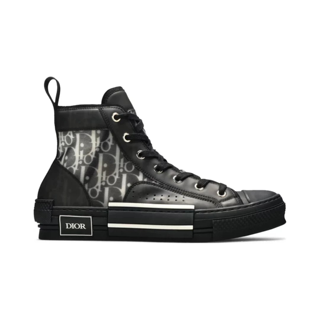 Dior Sneakers B23 High-Top — Dior Oblique Black