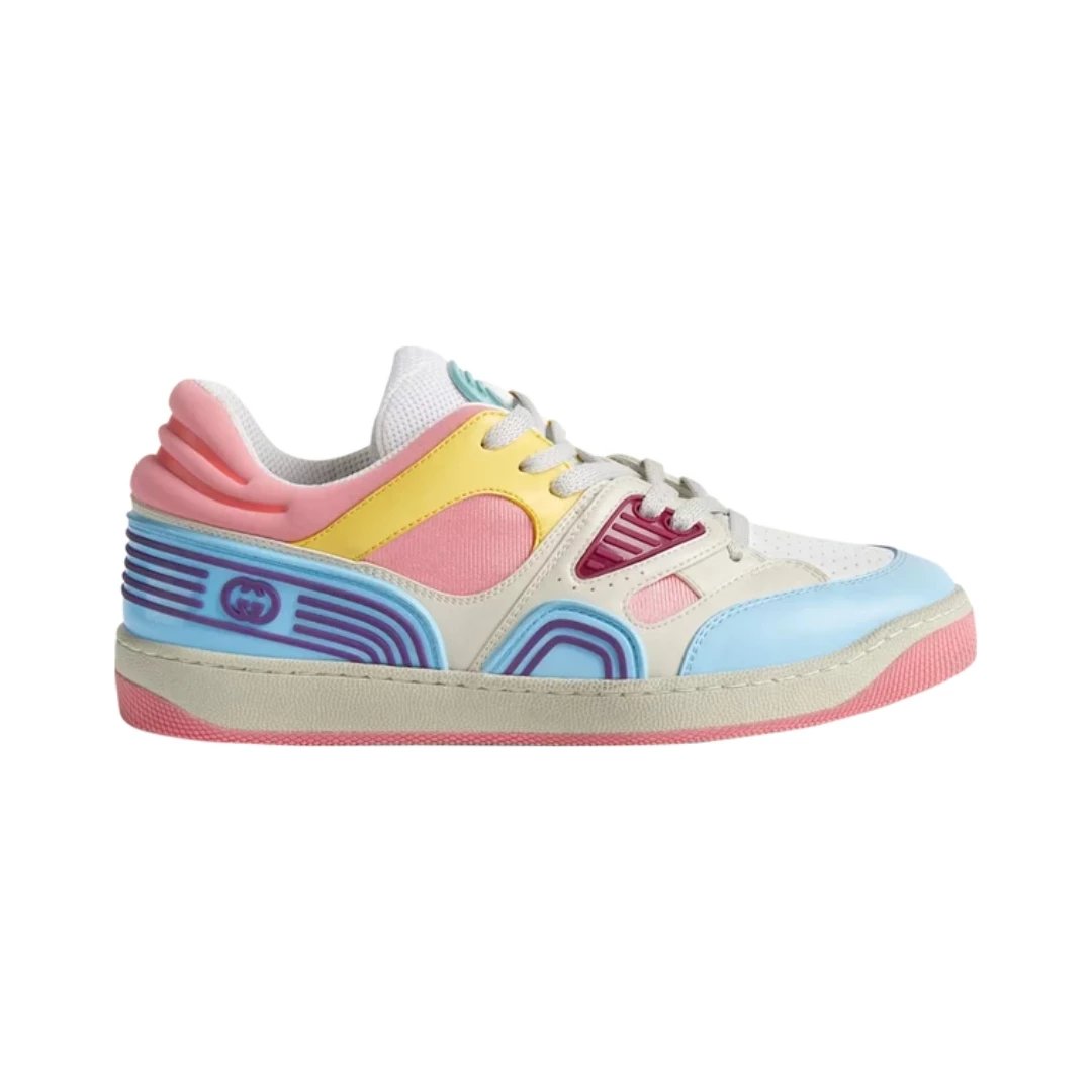Gucci Sneakers Basket low-top — Light Blue Demetra Pink