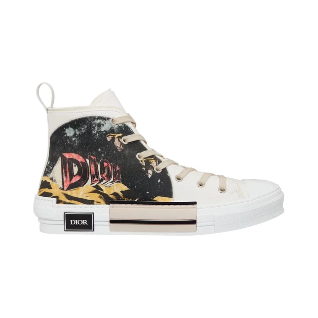 Dior Sneakers B23 High-Top — AsteroDior - White