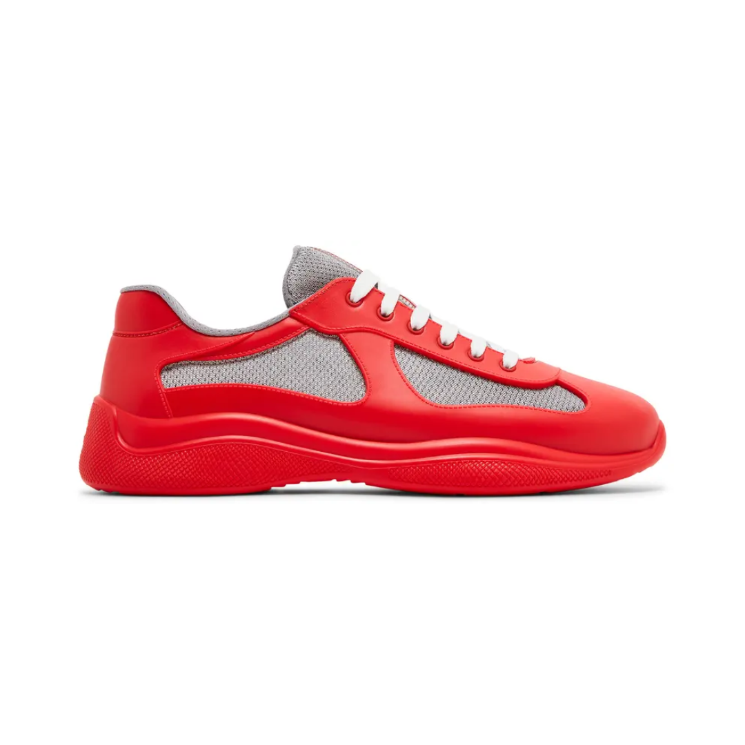 Prada Sneakers America's Cup — Soft Rubber - Red