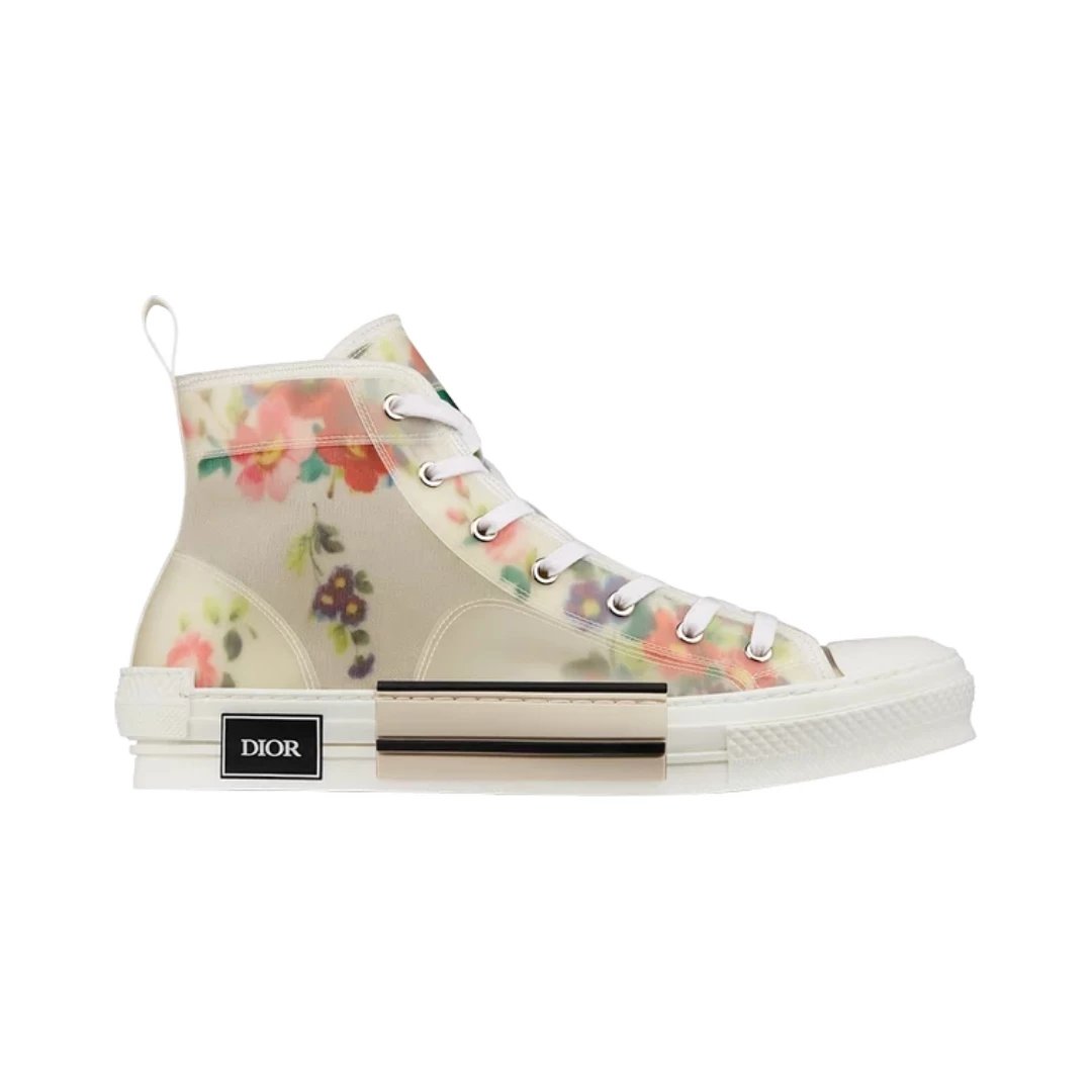 Dior Sneakers B23 High-Top — Flowers