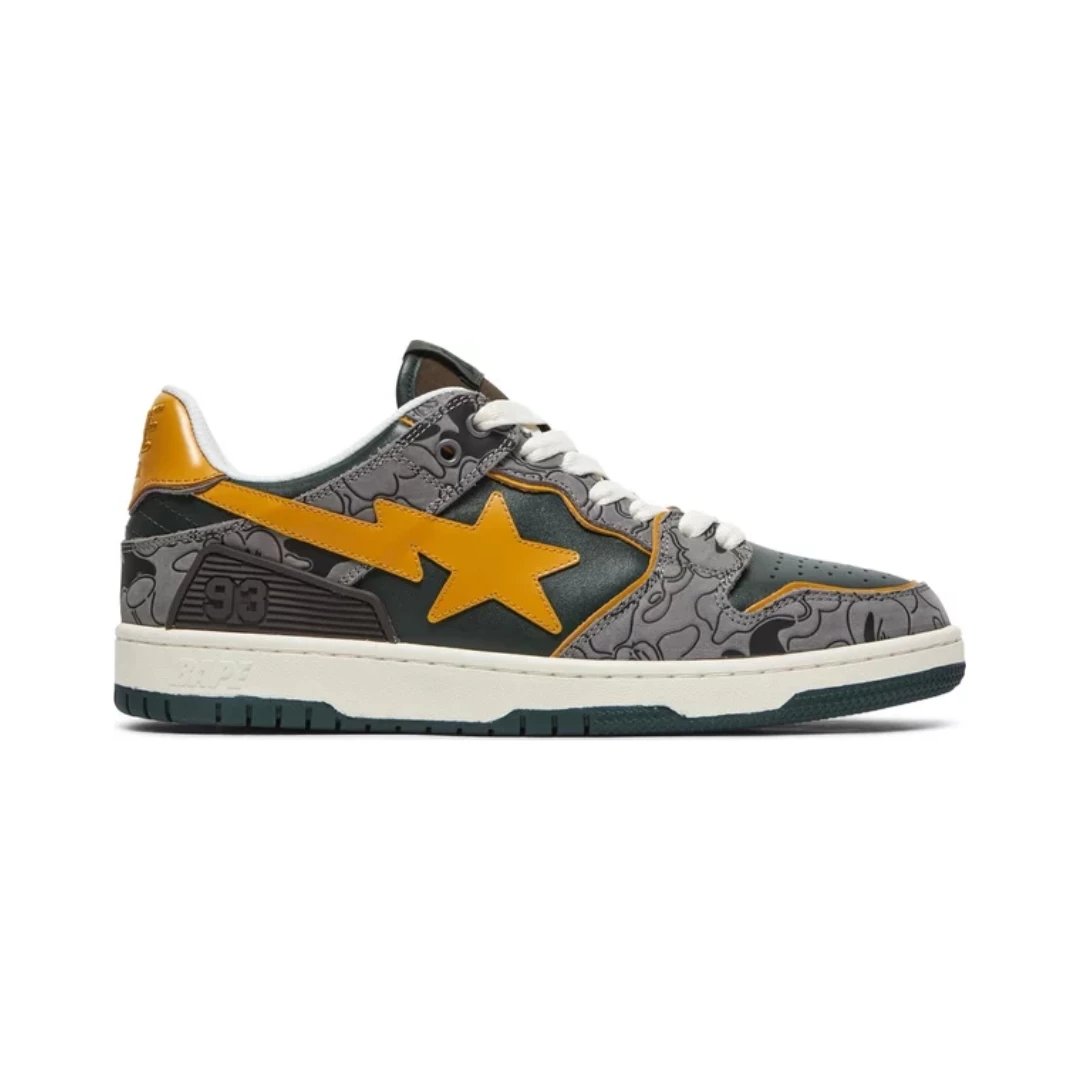 BAPE Sneakers SK8 STA low-top — Green Camo
