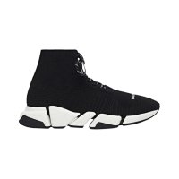 Black White Lace-Up