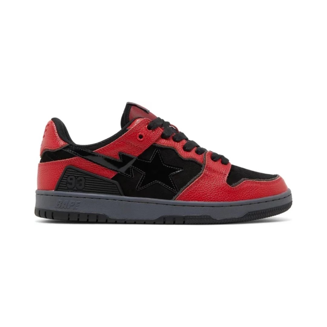 BAPE Sneakers SK8 STA low-top — Black Red
