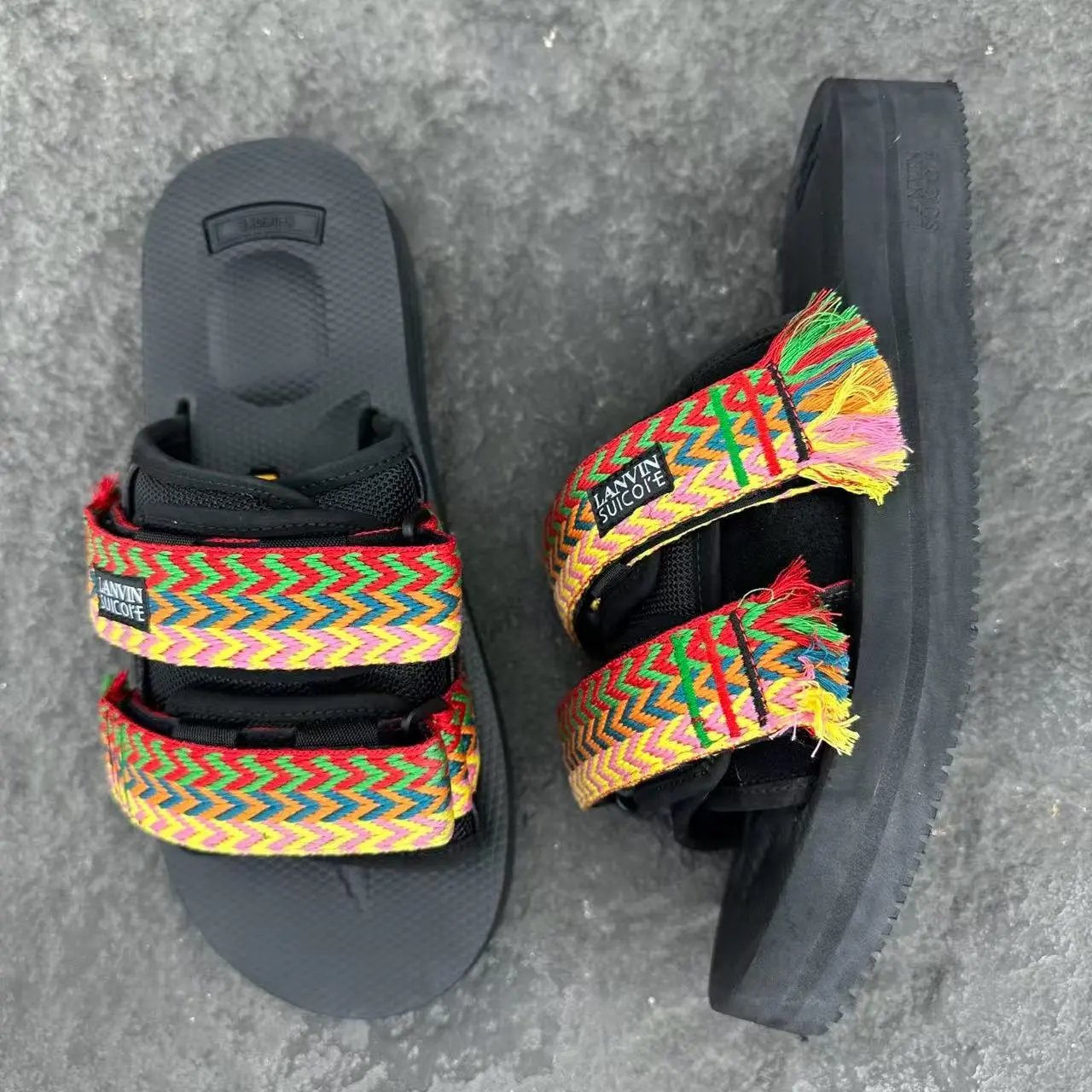 Lanvin Sandals Suicoke double-strap woven slides image 5