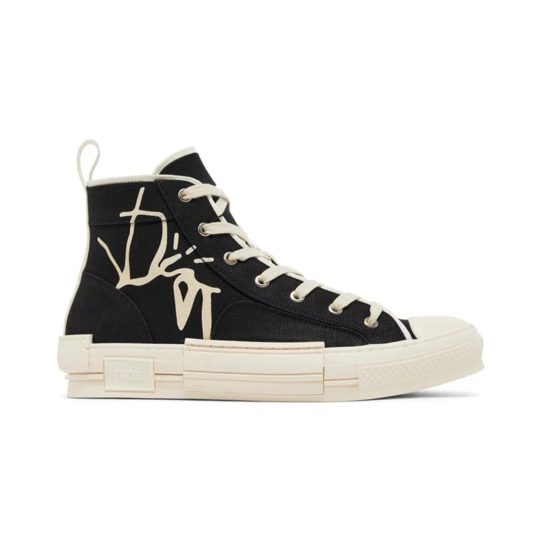 Dior Sneakers B23 High-Top — Cactus Jack Black